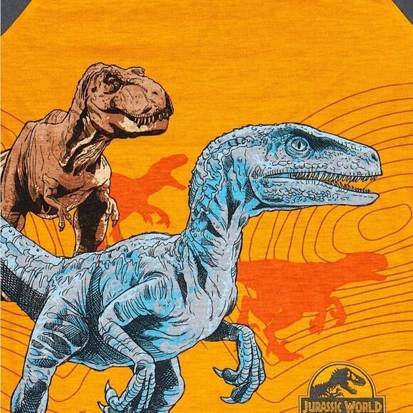 Jurassic park Boys Long Sleeve Pajama Set, M(8) - Picture 2 of 3